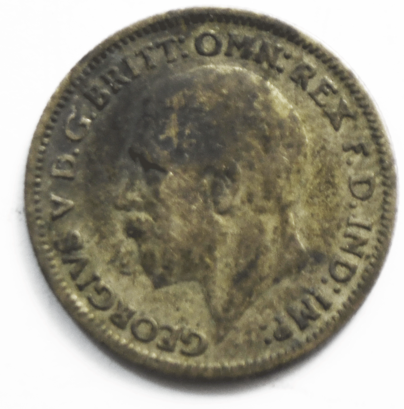 1932 Great Britain 6 Six Pence KM# 832 Silver Coin