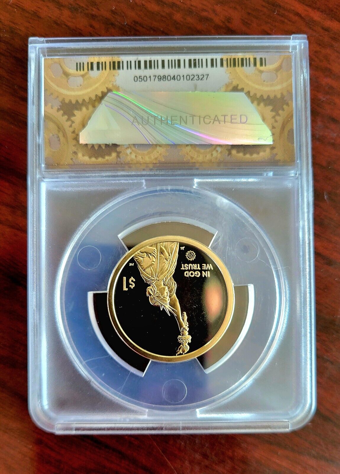 2019 S Innovation Dollar $1 Pennsylvania Polio Vaccine PR70 ANACS First Strike