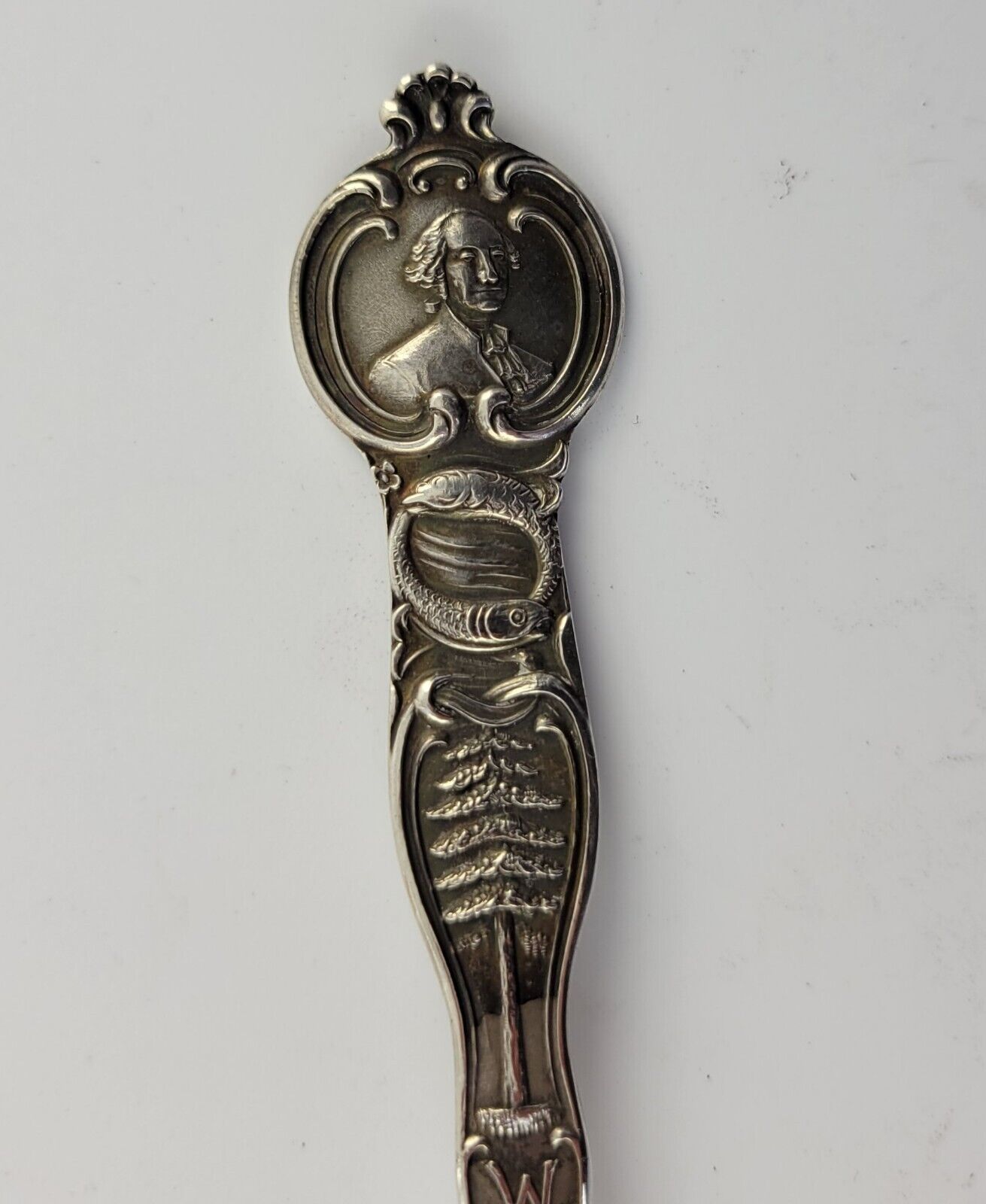 La Conner Washington 5 1/2" Sterling .925 Silver Souvenir Spoon .55oz.