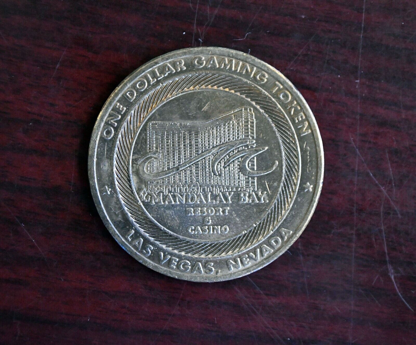 Mandalay Bay Resort Casino One Dollar Gaming Slot Token Las Vegas Nevada
