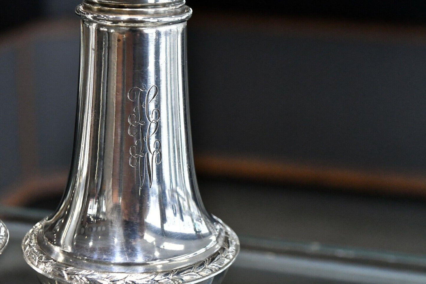 Tall 5 1/2" Sterling Silver 5 oz. Gorham Salt & Pepper Shakers Set No. 3364