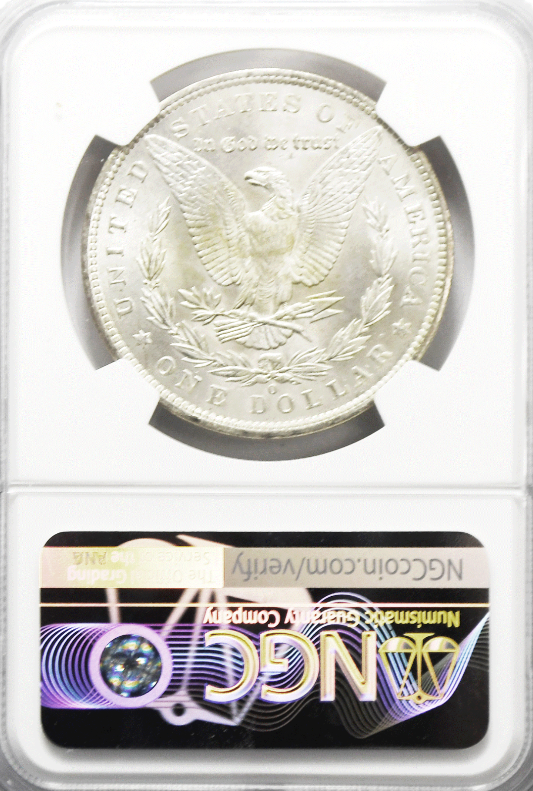 1885 O $1 Morgan Silver One Dollar NGC MS63 New Orleans Uncirculated