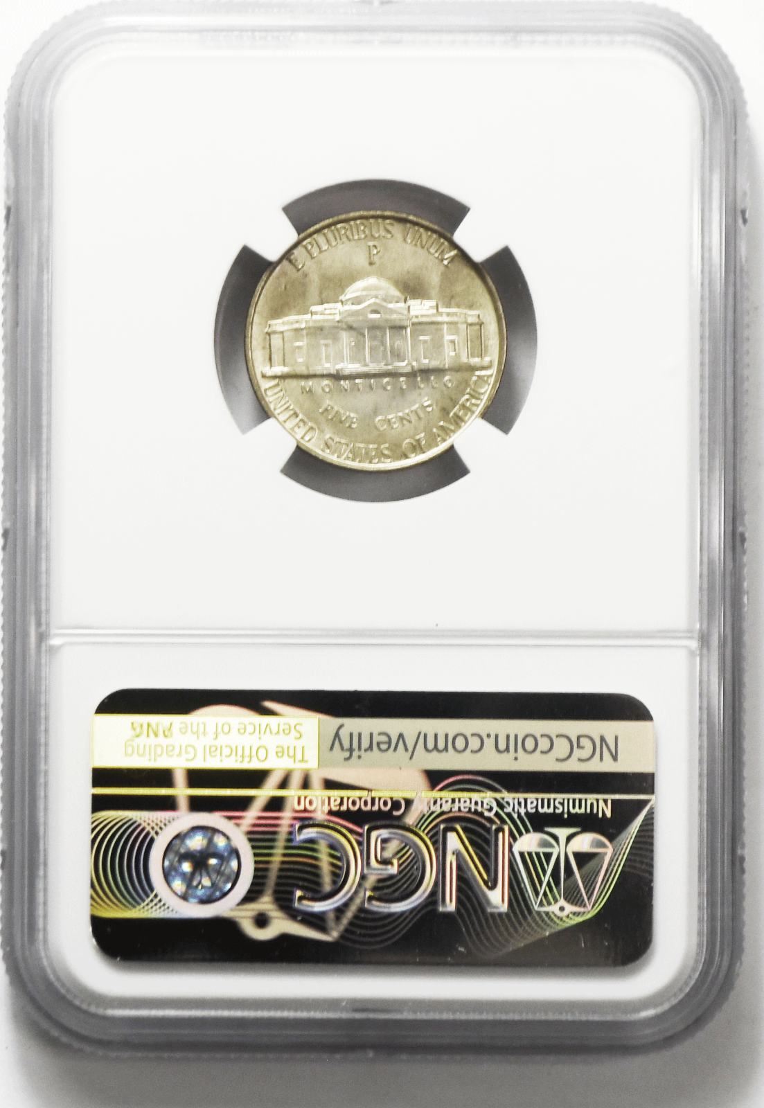 1942 P/P 5c Jefferson Silver War Nickel Five Cents NGC MS67 5FS VP-005 Top Pop