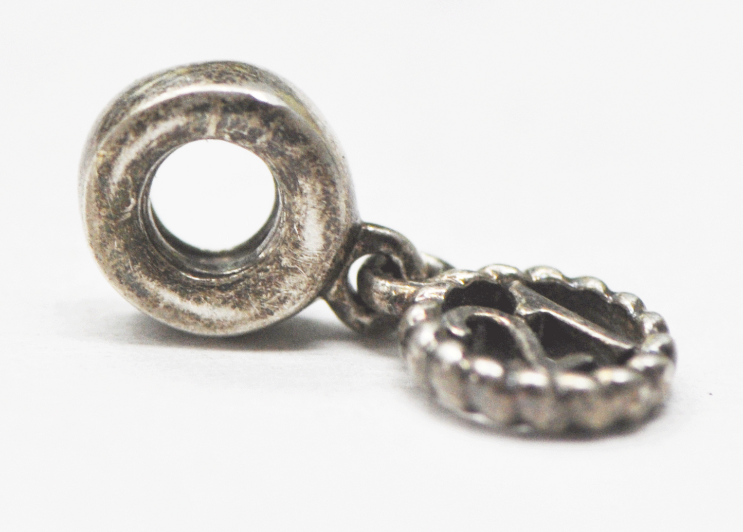 Pandora Sterling Silver 21st Birthday Round Dangle Charm Bead 790496