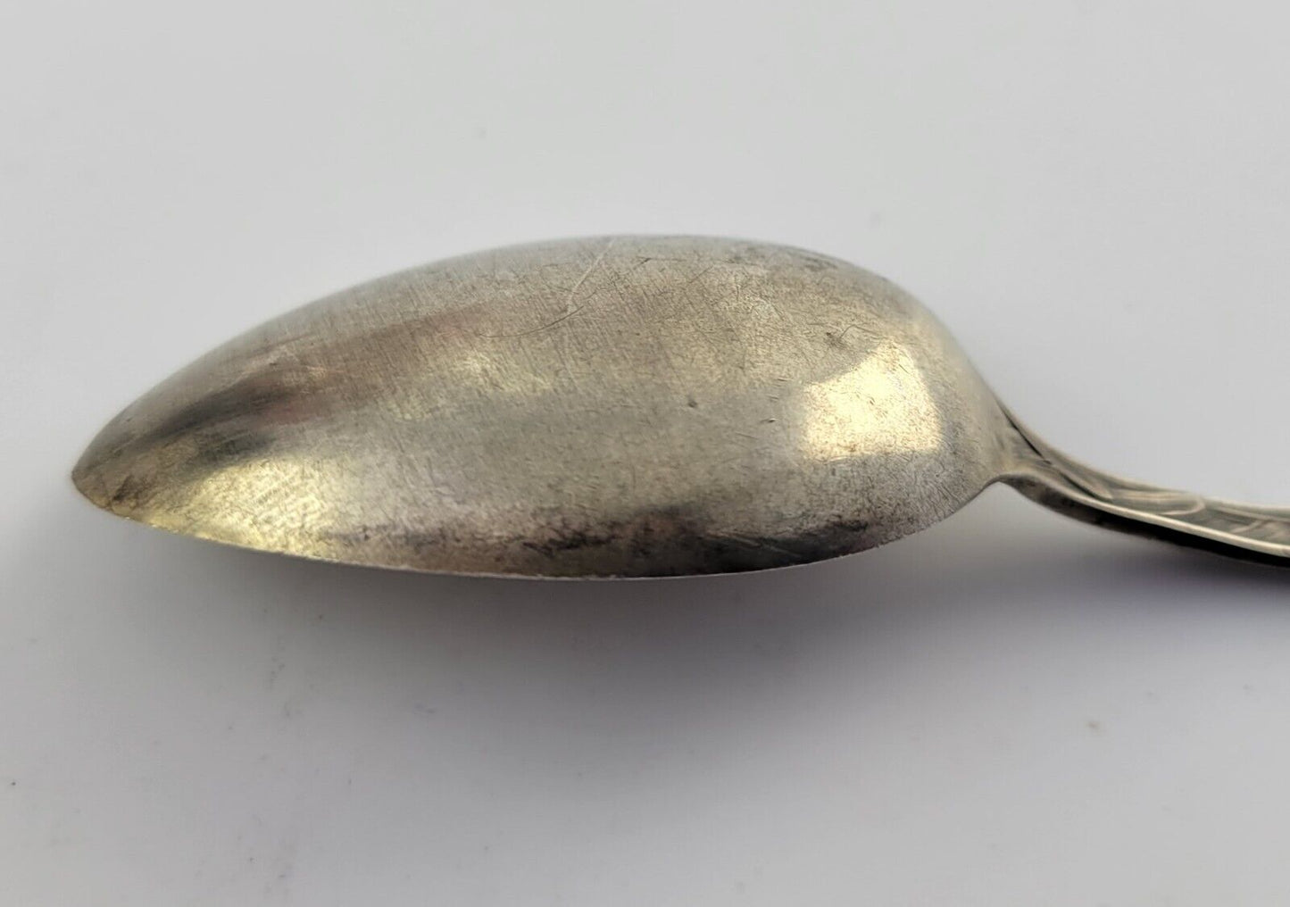 Taos New Mexico 5 1/8" Sterling Silver Souvenir Spoon .43oz. by Manchester