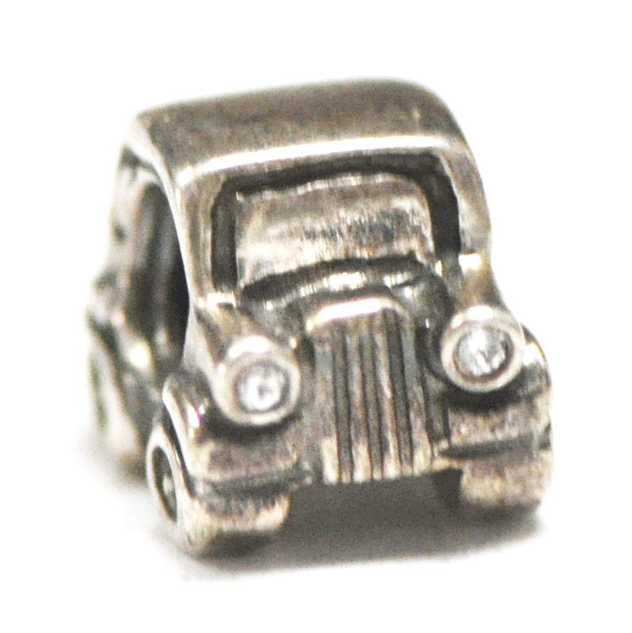 Sterling Silver Pandora Car Automobile Bead Charm ALE 790405PCZ