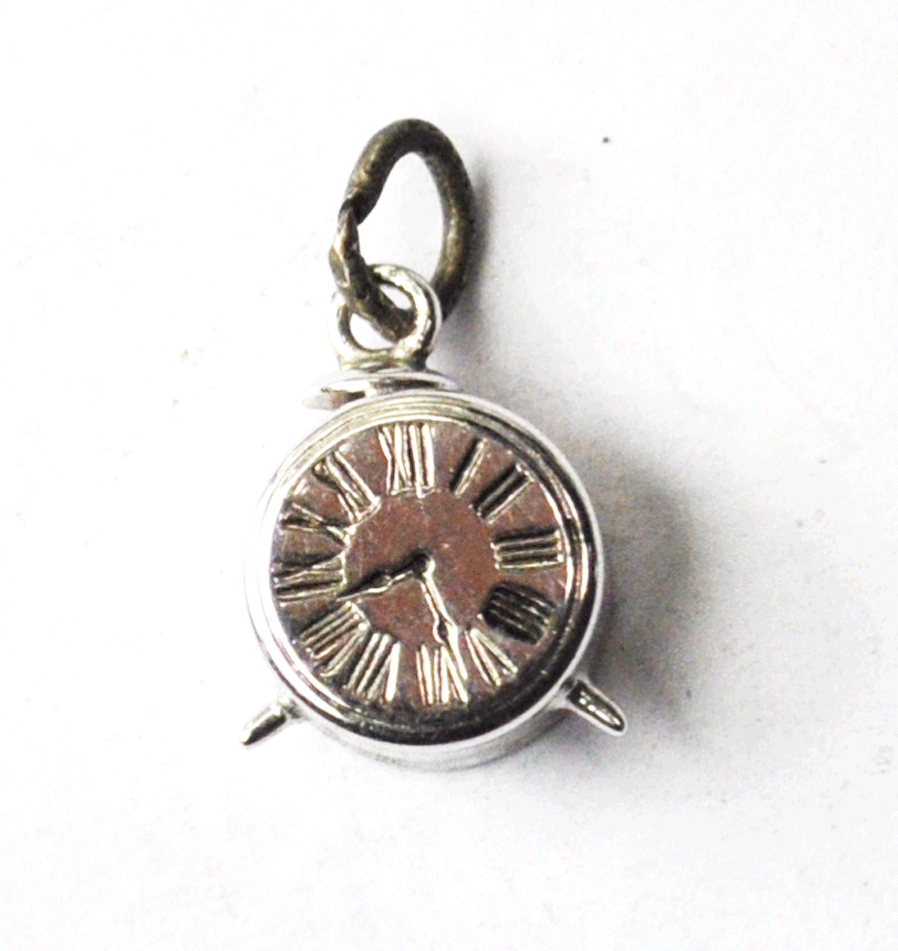 STG JMF Sterling JM Fisher Alarm Desk Clock 3-D Charm 12mm