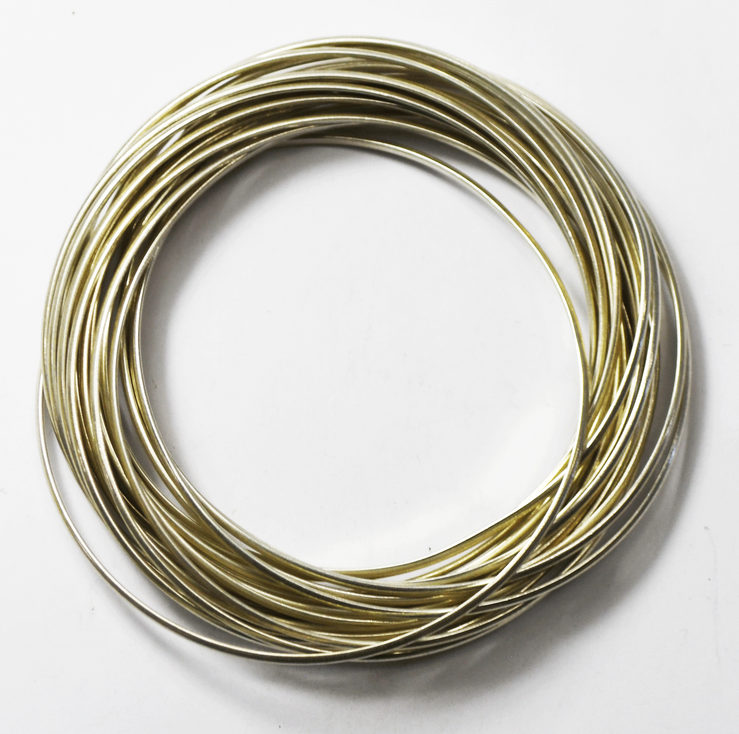 Sterling Silver Silpada 21 Bangle Salute Interlocking Bracelet B0640