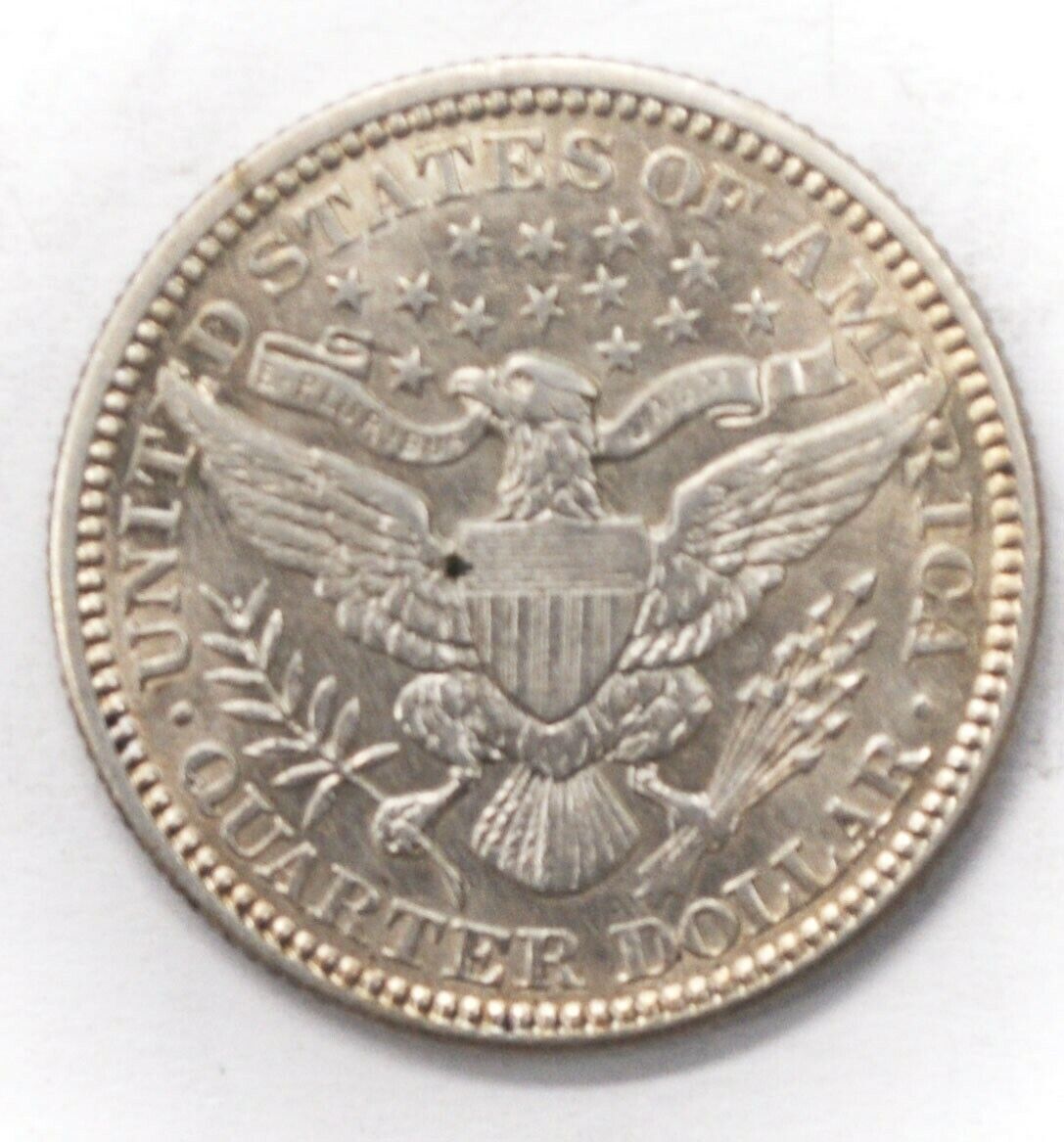 1914 25c Barber Silver Quarter Dollars Philadelphia Twenty Five Cents AU