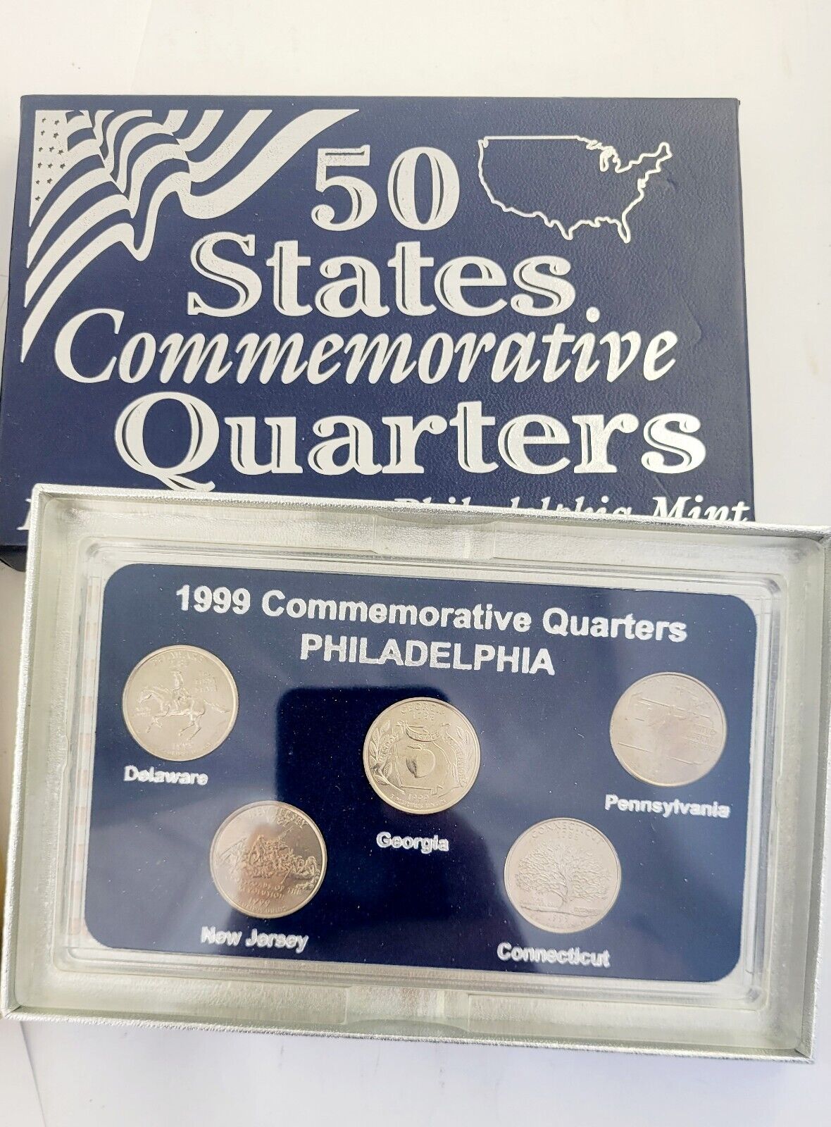 1999 50 States Commemorative Quarters Gold & Standard Edition Sets