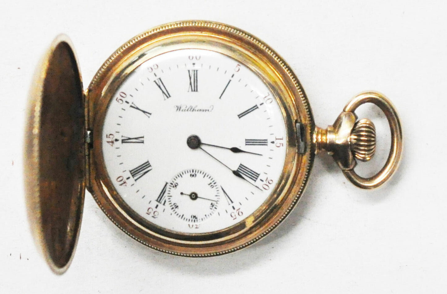 1899 American Waltham Size 0 Seaside Great Shape Hunters Case 20yr Pocket Watch