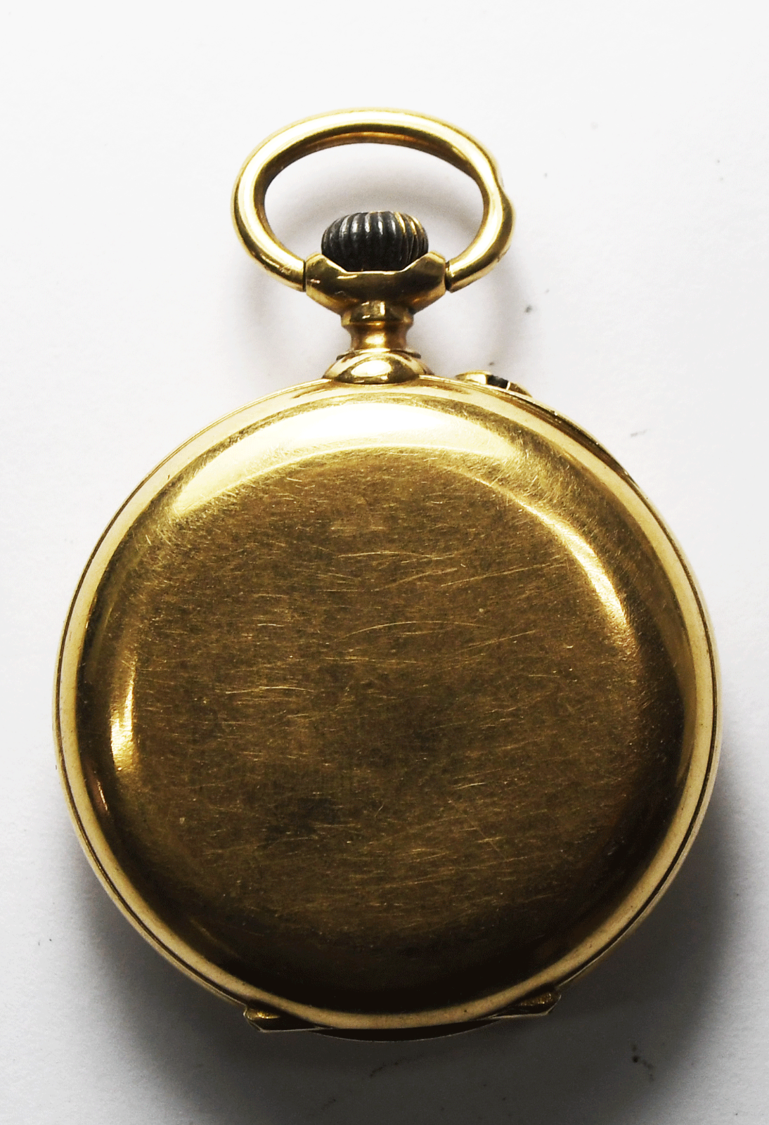 Binet & Rue Mayet Paris 18k Gold Pocket Watch 32mm Case