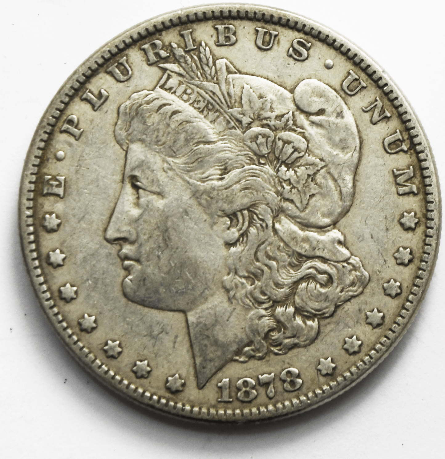 1878 7/8 $1 Morgan Silver One Dollar Philadelphia VAM 40 7/5 Broken N M