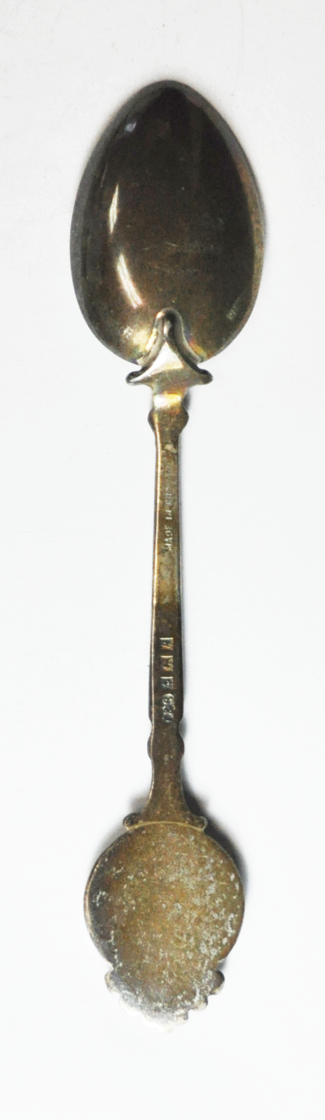 1966 Birmingham Turner Simpson Enameled Windsor Castle 4-5/8" Souvenir Spoon