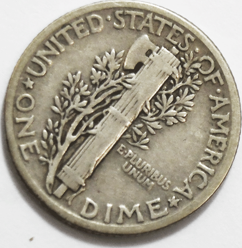 1927 10c Mercury Silver Dime Rare Ten Cents Philadelphia