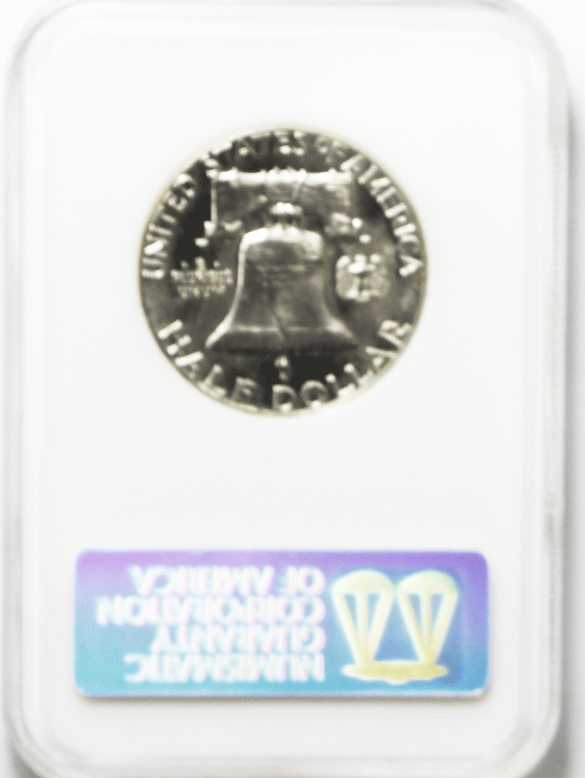 1960 50c Franklin Silver Half Dollar NGC PF68 Low Cert Number Old Holder