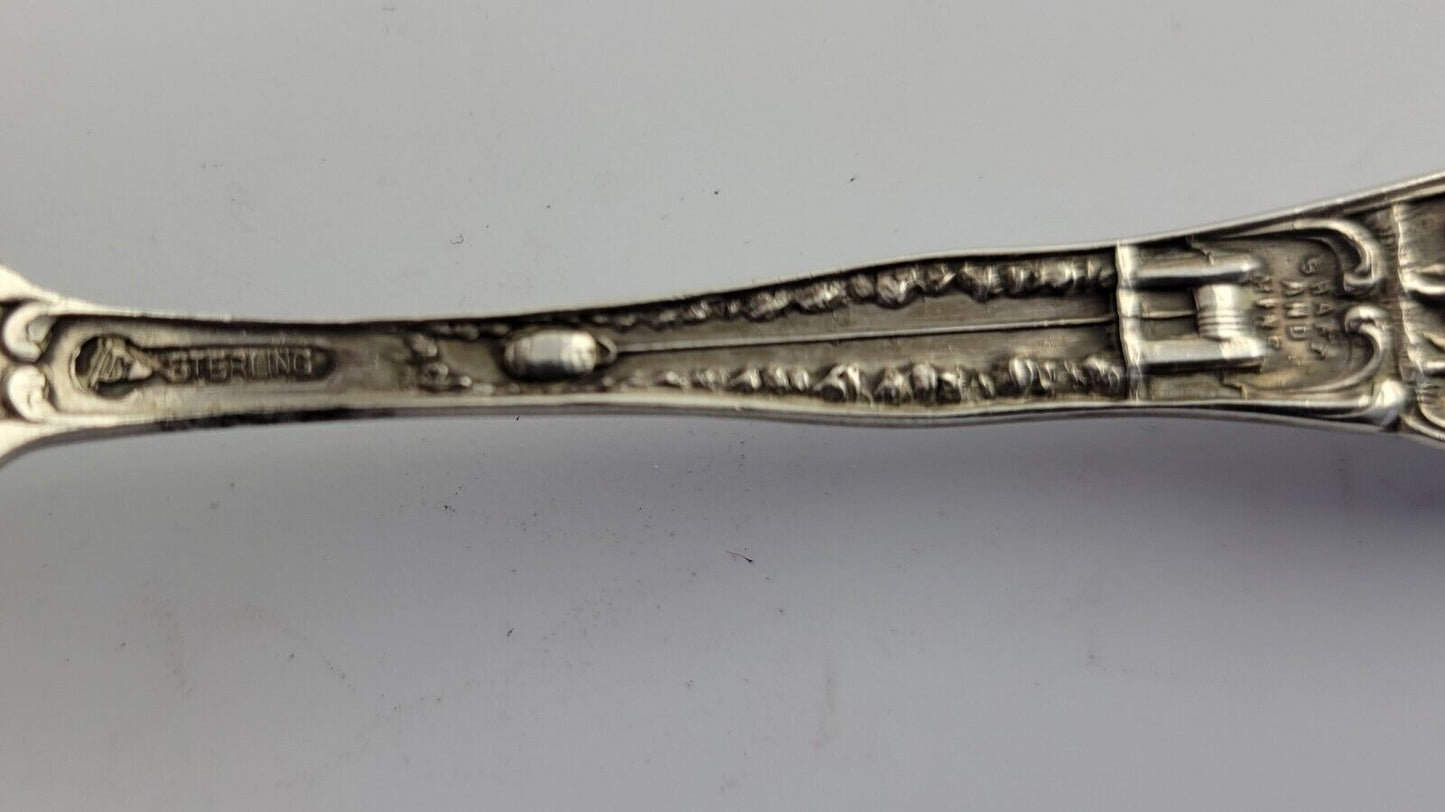 Pikes Peak Summit Sterling Silver 5 1/8” Souvenir Spoon .49oz. by Mechanics