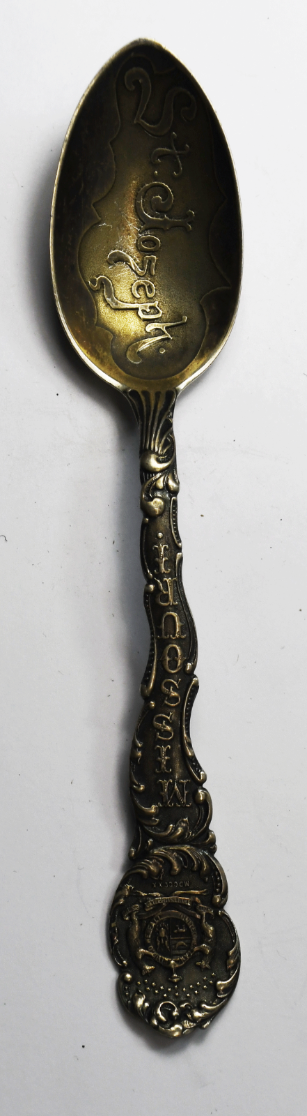 Sterling Silver Wendell St Joseph Missouri Souvenir Spoon 5-1/2"