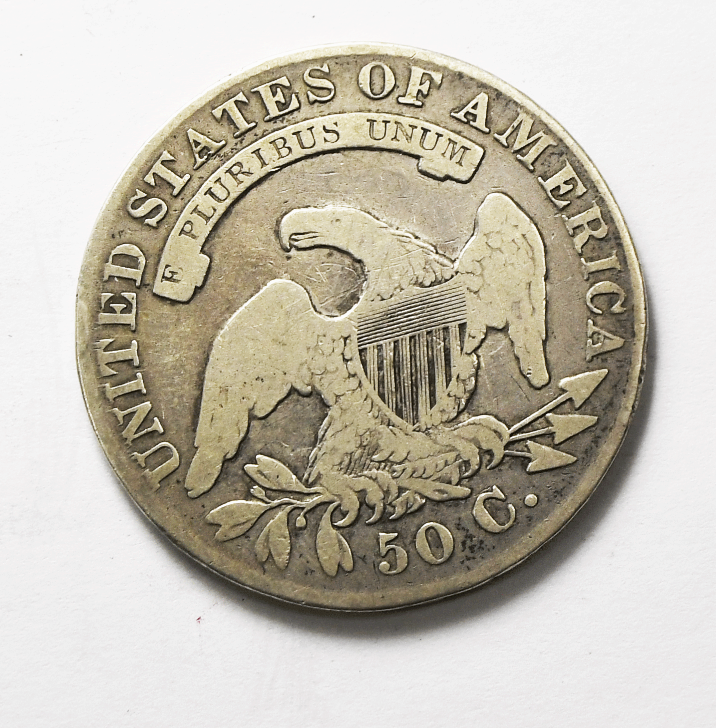 1830 50c Capped Bust Silver Half Dollar Fifty Cents