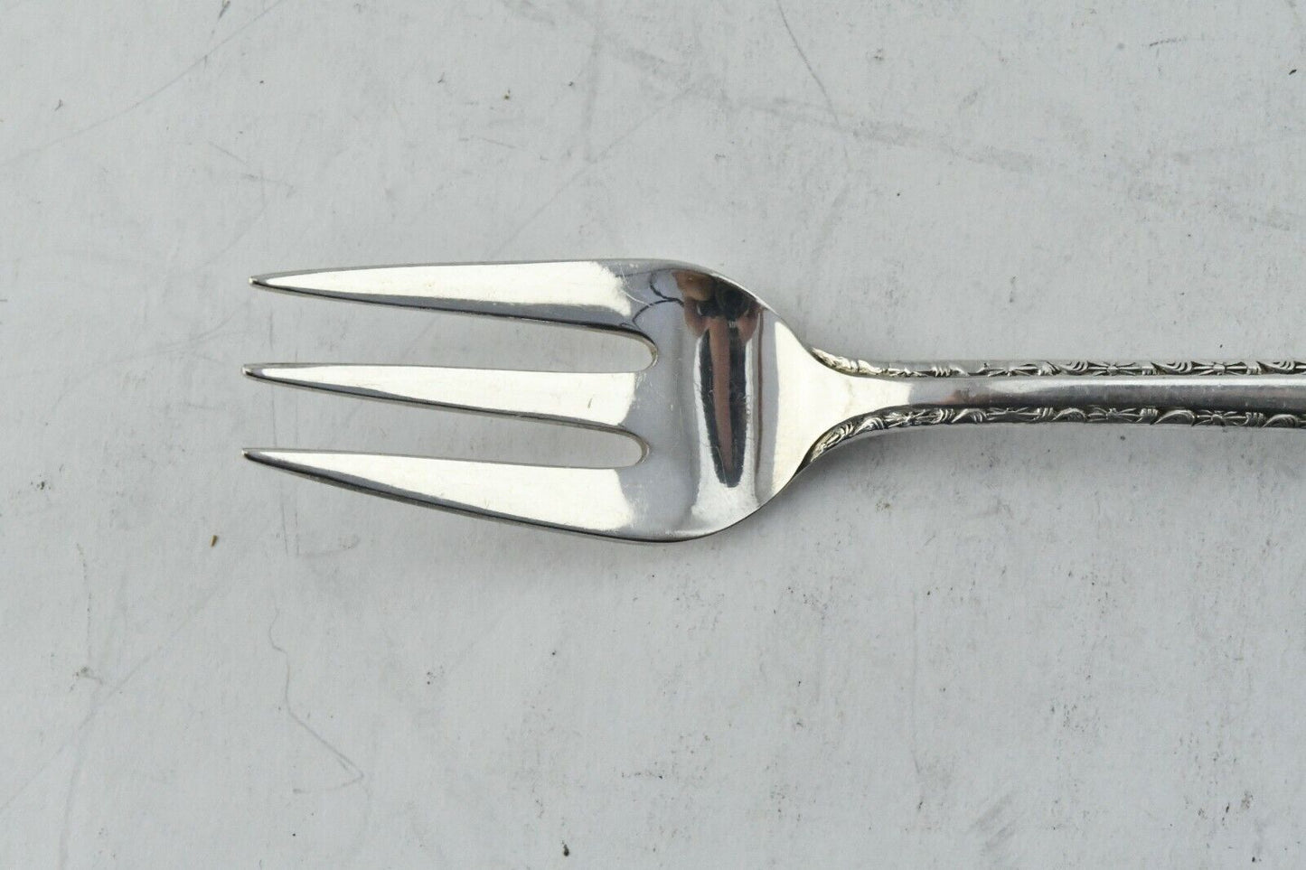 William & Mary by Lunt Sterling Silver 5 1/2" Cocktail Seafood Fork .58oz.