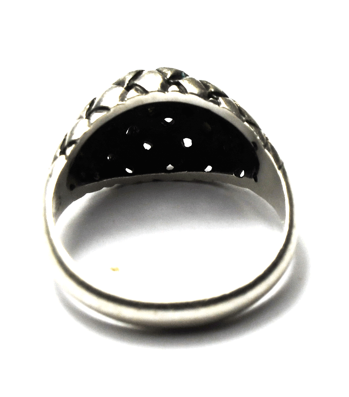 Sterling James Avery Domed Basket Weave Ring 10mm Size 7