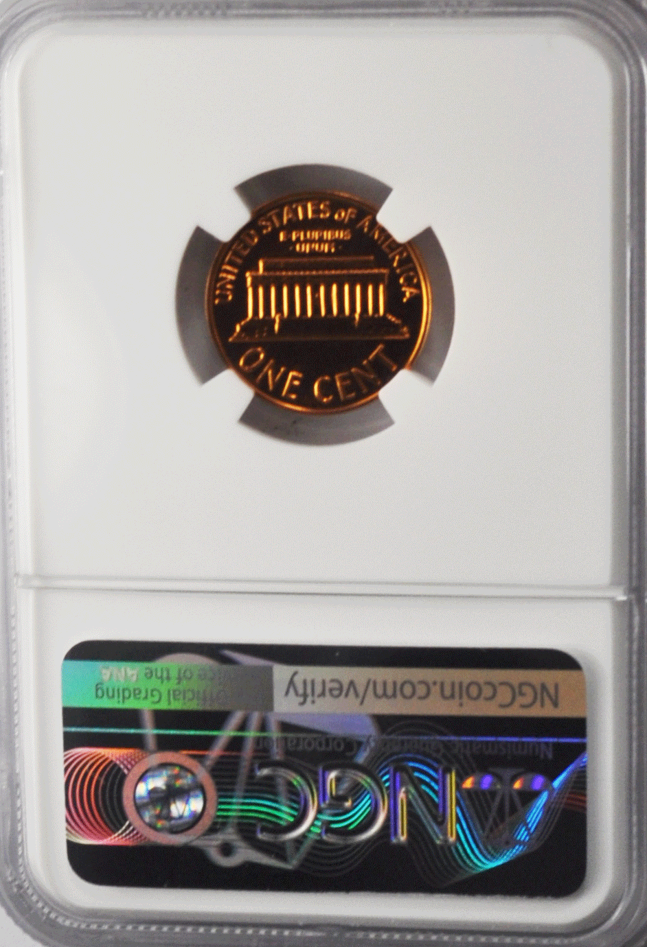 1963 1c Proof Lincoln Memorial Cent One Penny NGC PF68 * Star RD