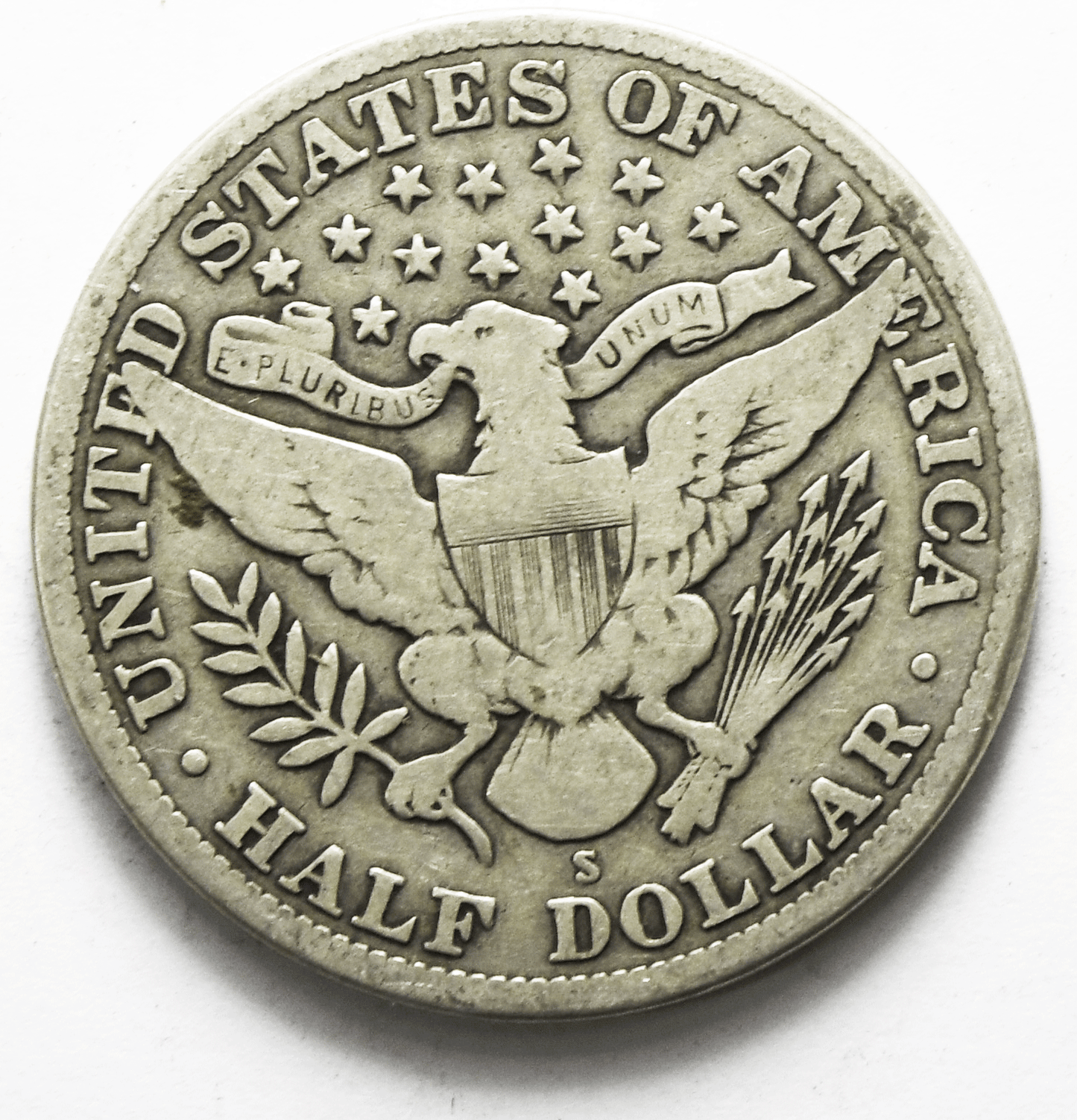 1914 S 50c Barber Silver Half Dollar Fifty Cents US San Francisco