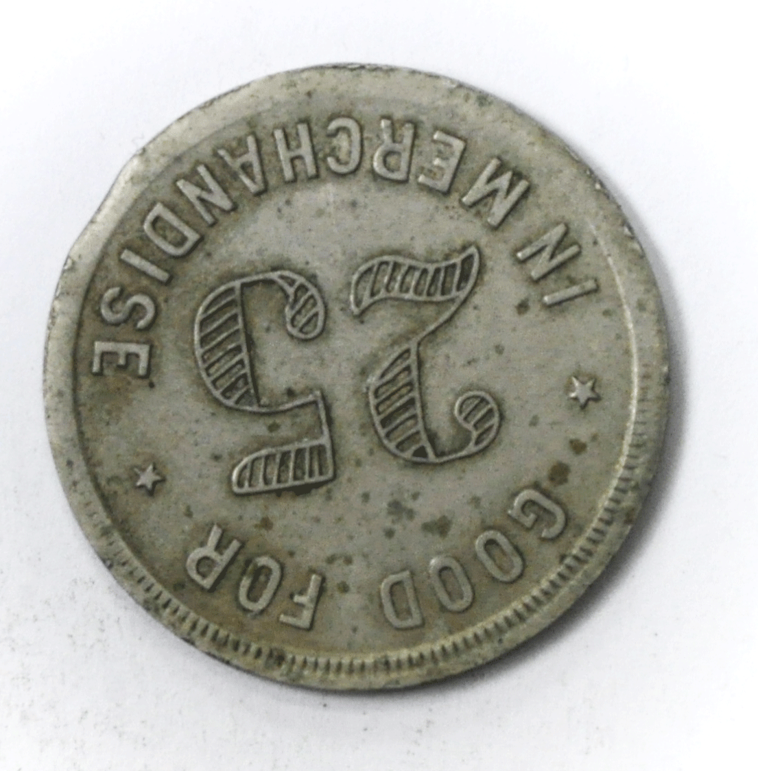 Sig Jacoby General Merchandise Albert Kansas 25c Trade Token 28mm