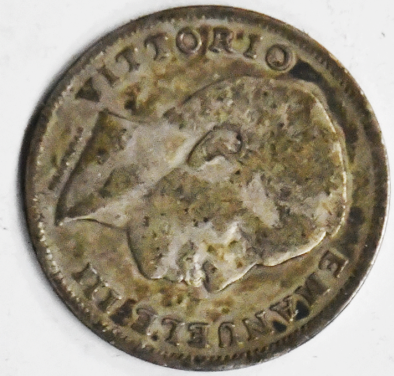 1901 R Italy Lira Silver Coin KM# 32