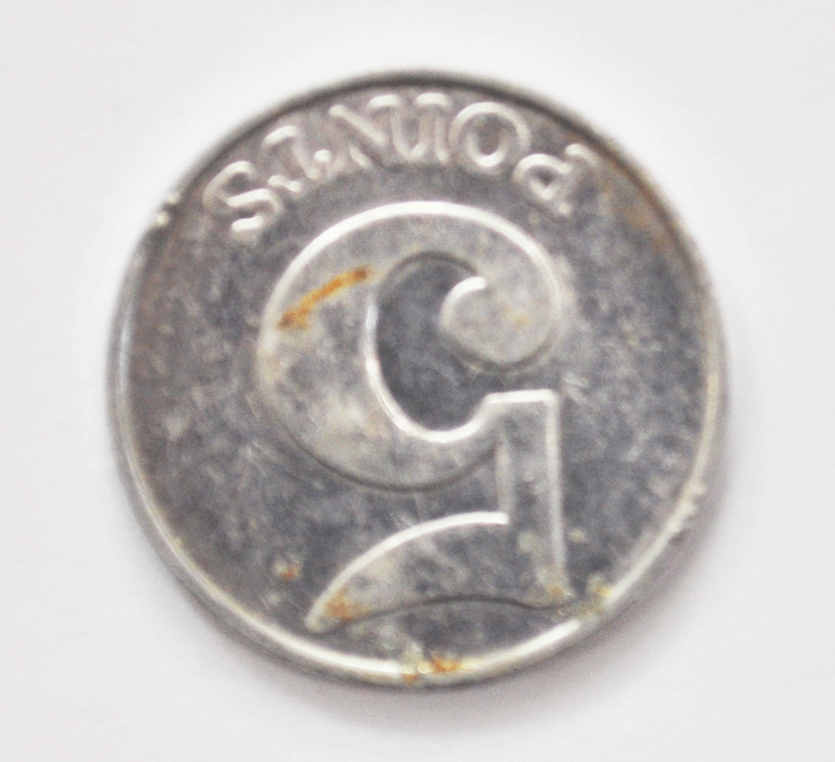 Family Fun Center Pocket Change Aluminum 5 Points Token 29mm