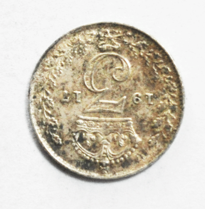 1917 Great Britain Three 3 Pence Silver Coin KM# 813