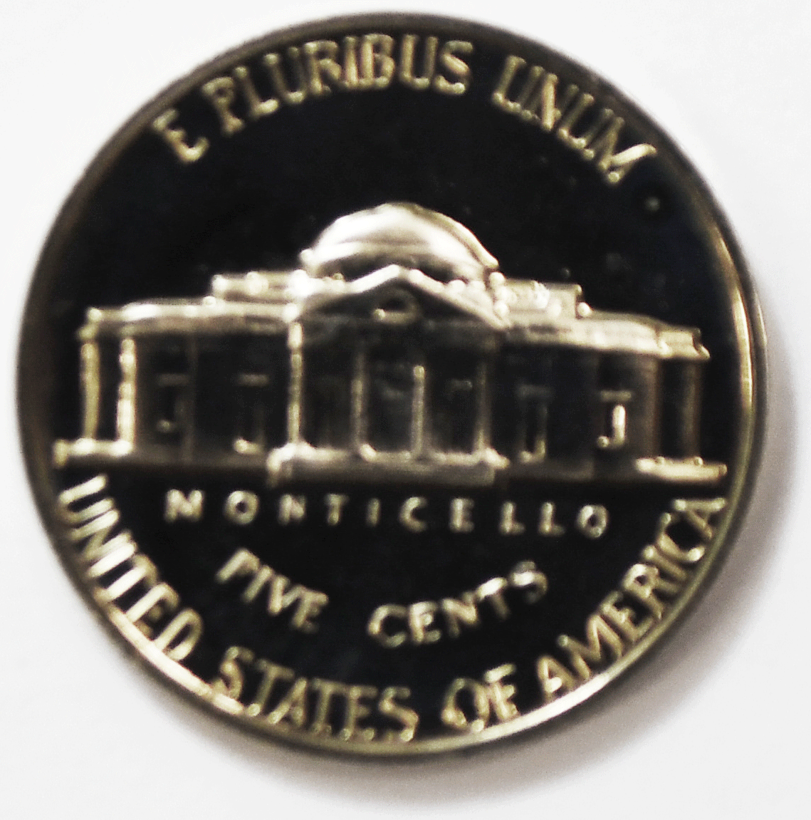 1969 S 5c Jefferson Proof Nickel Five Cents Uncirculated From Proof Set