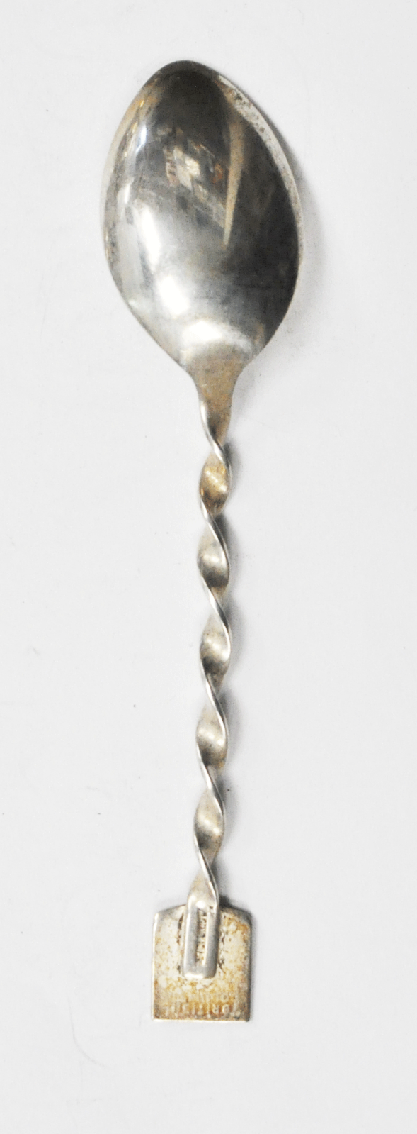 Sterling Silver Vancouver BC Canada Souvenir Spoon Enamel 4-3/8"