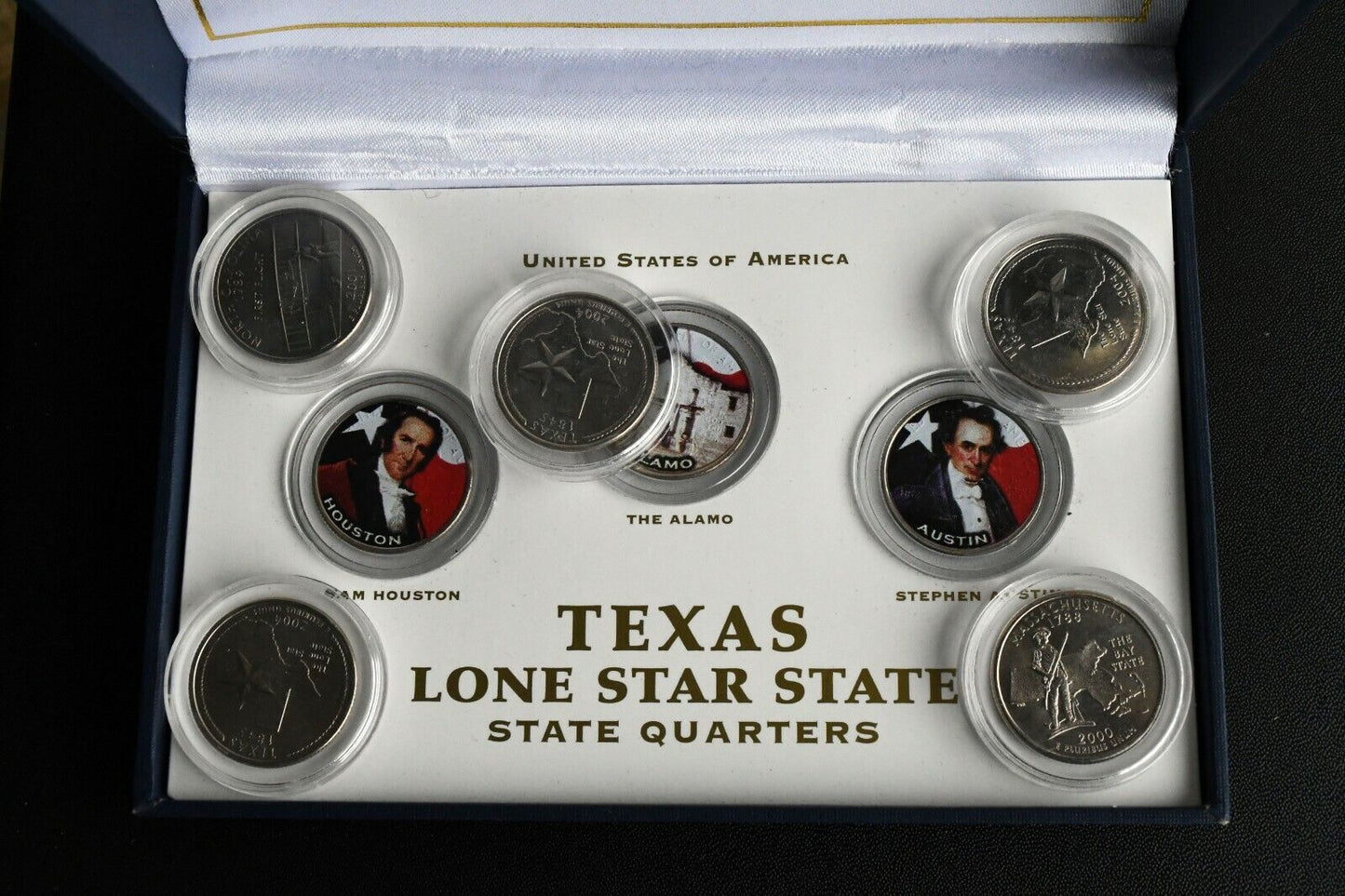 Texas Lone Star State State Quarters Monetary Exchange Bush Cheney Austin Kerry