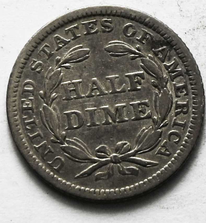 1850 H10c Seated Liberty Silver Half Dime Philadelphia