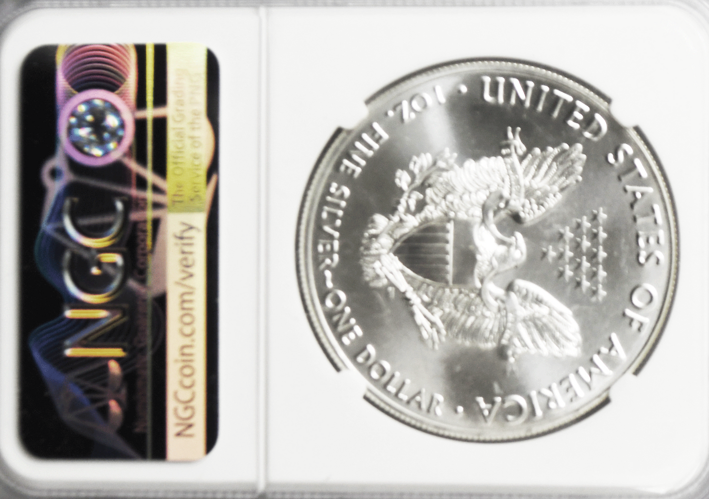 2020 $1 Silver American Eagle PCGS MS70 One Ounce Early Release
