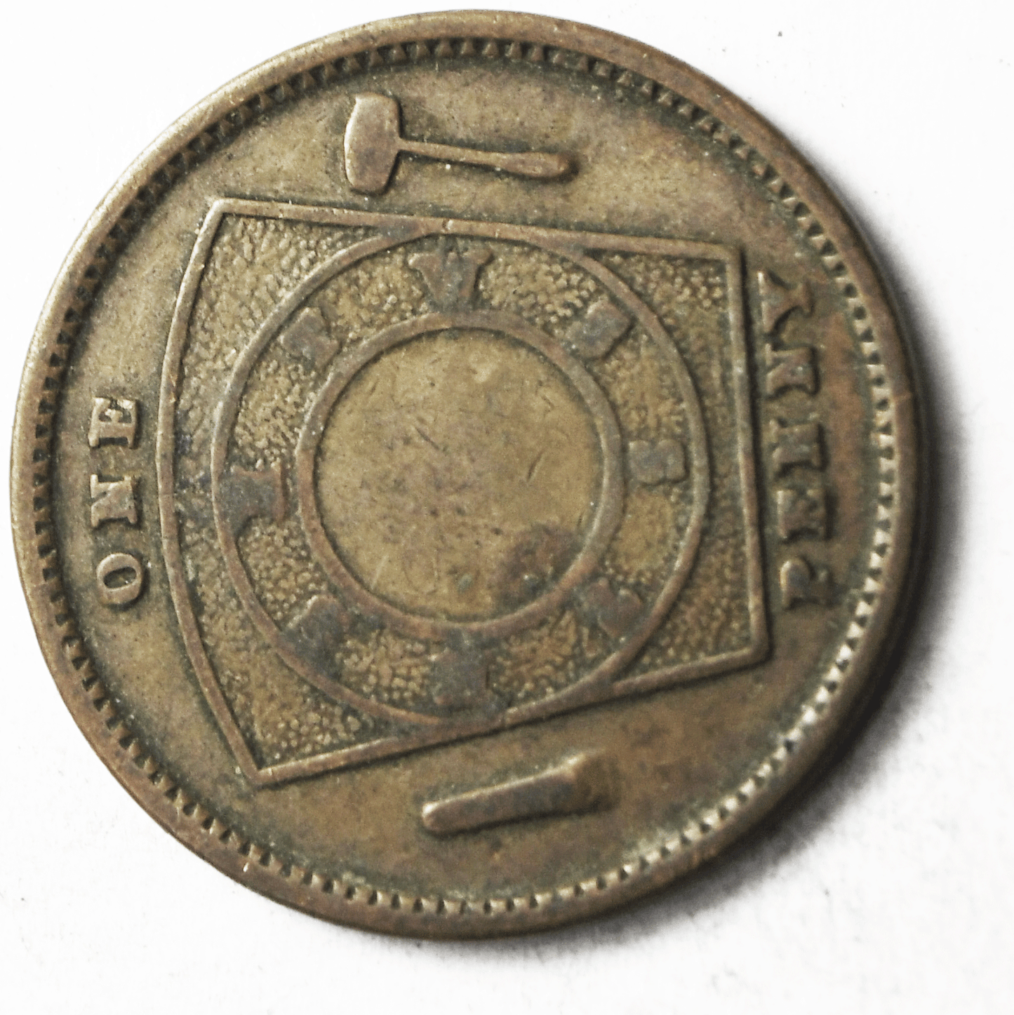 St Joseph Missouri Masonic Copper Penny 25mm Chapter 14
