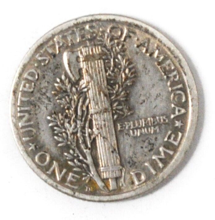 1918 D 10c Mercury Silver Dime Rare Ten Cents Denver