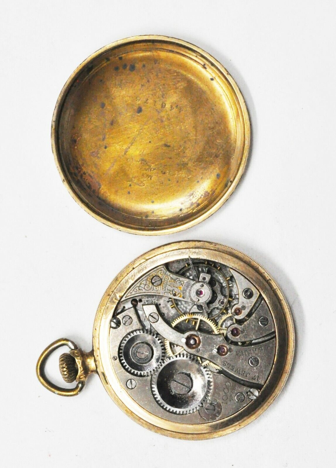 IOCO OF 20yr GF Pocket Watch Size 12 Not Running 17J Lord Springfield