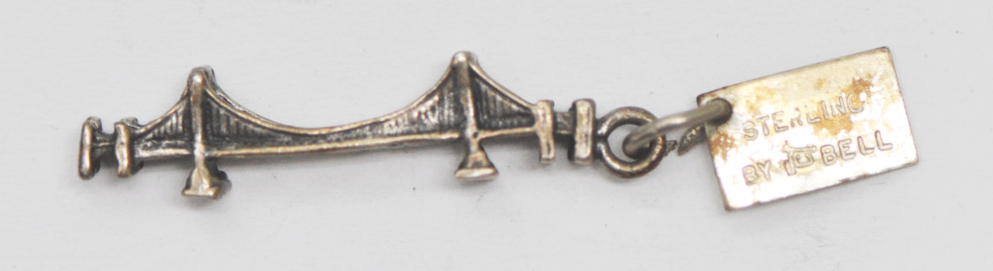 Sterling Silver Bell Trading Post San Francisco Bridge Charm 31mm