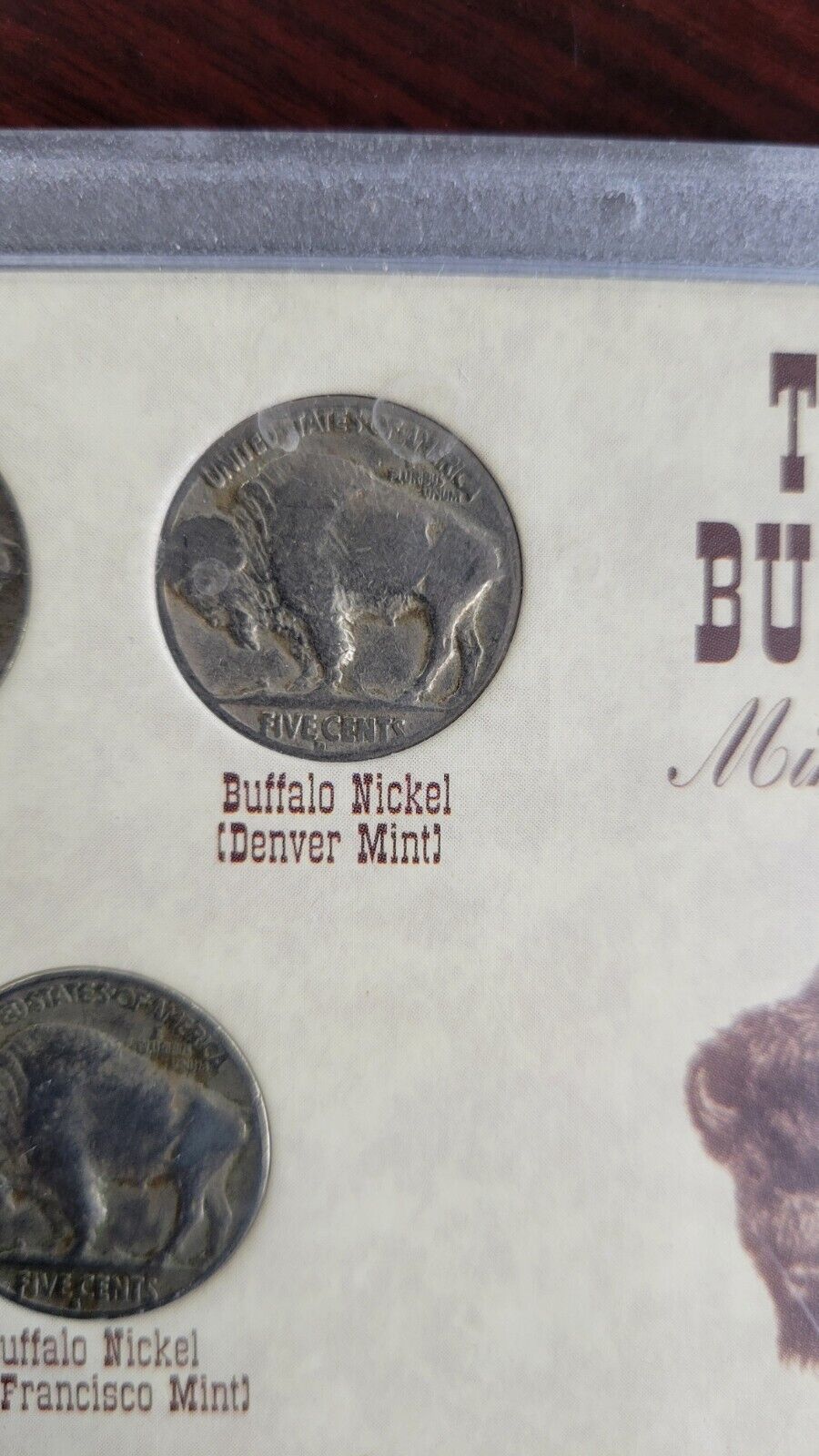 The Historic Buffalo Nickel Mint Mark Collection Coin Set 1935, 1936 S, 1937 D