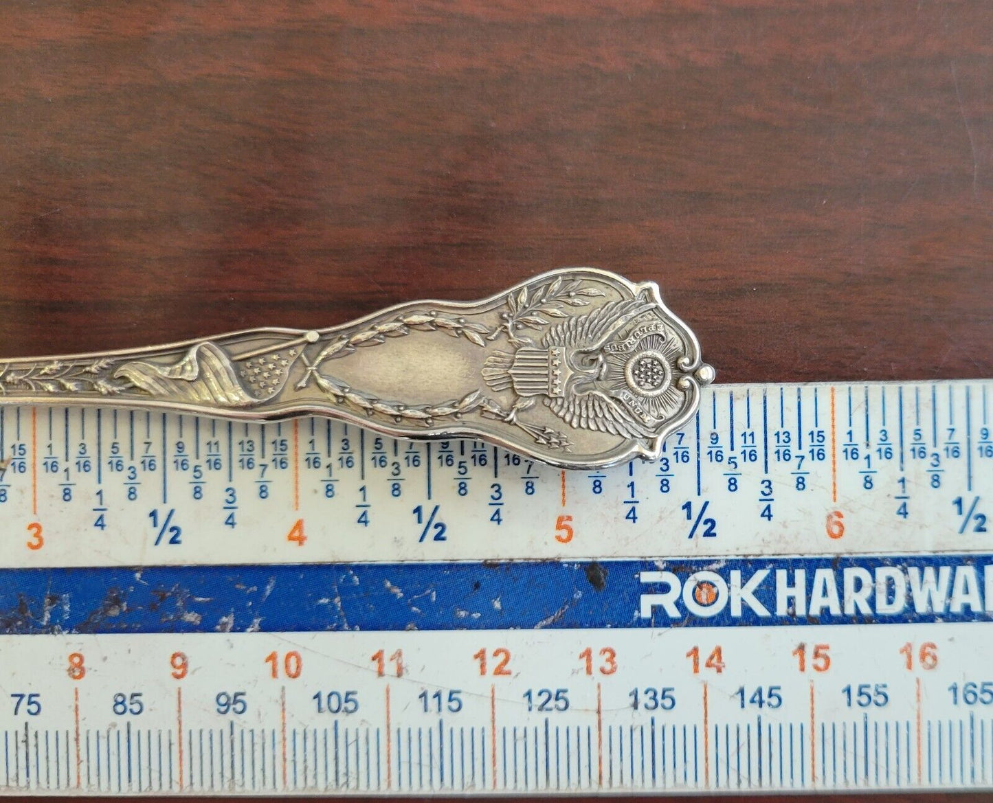 New Union Station Wichita Kansas Sterling Silver 5 1/2" Souvenir Spoon .61oz.