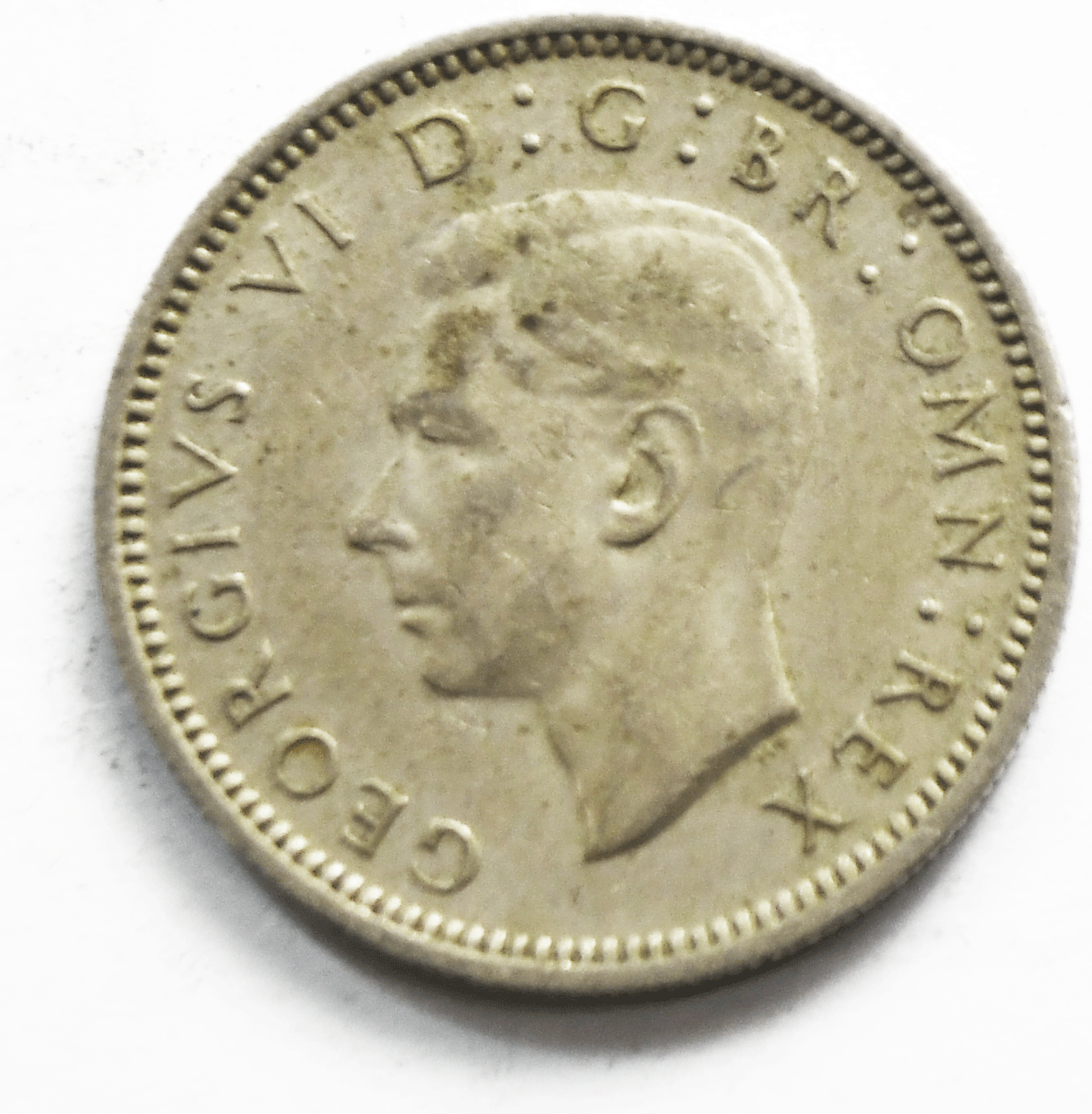 1951 Great Britain 6 Six Pence KM# 875 Copper Nickel Coin