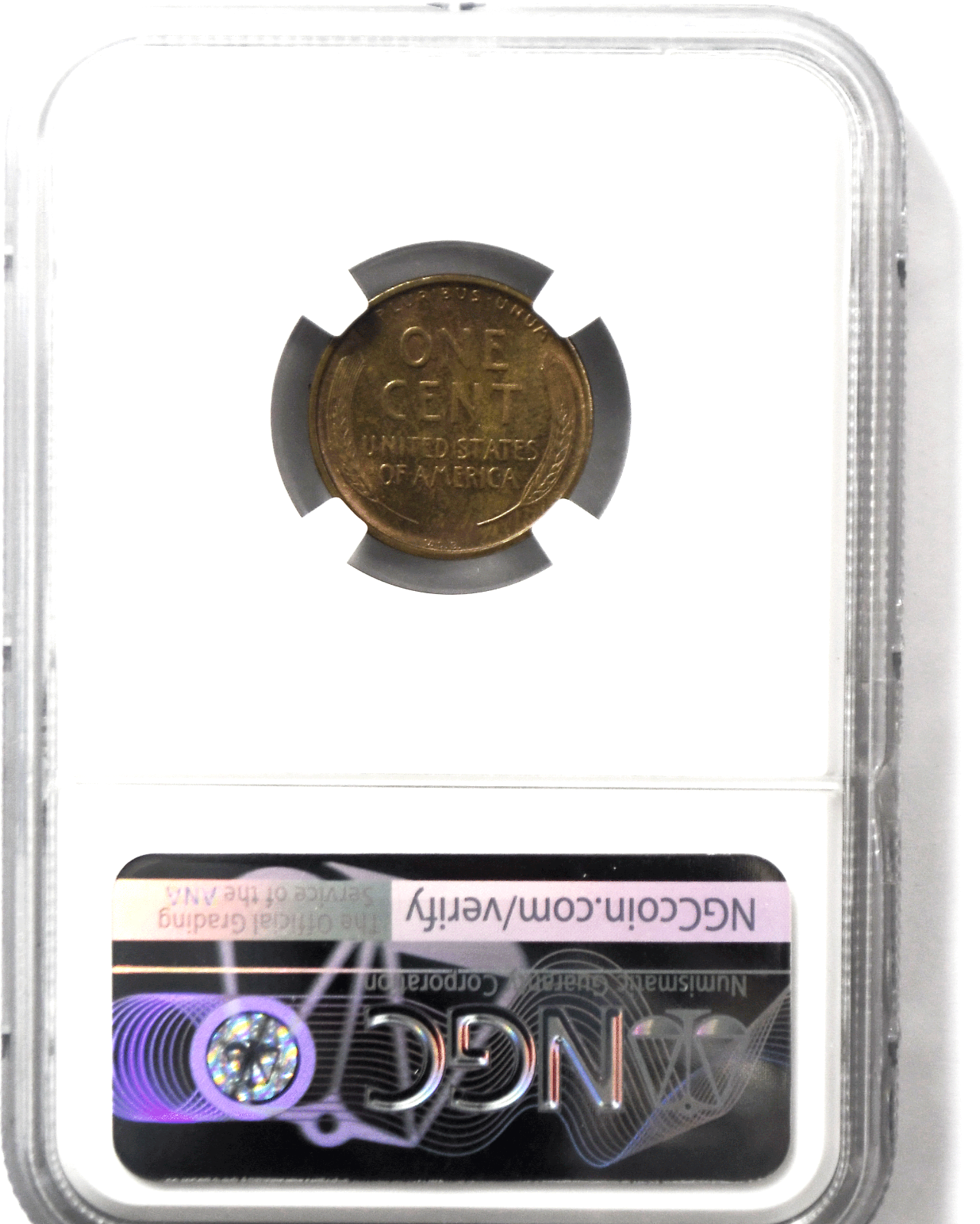 1909 S VDB 1c Lincoln One Cent Wheat Cent NGC San Francisco MS63 RB