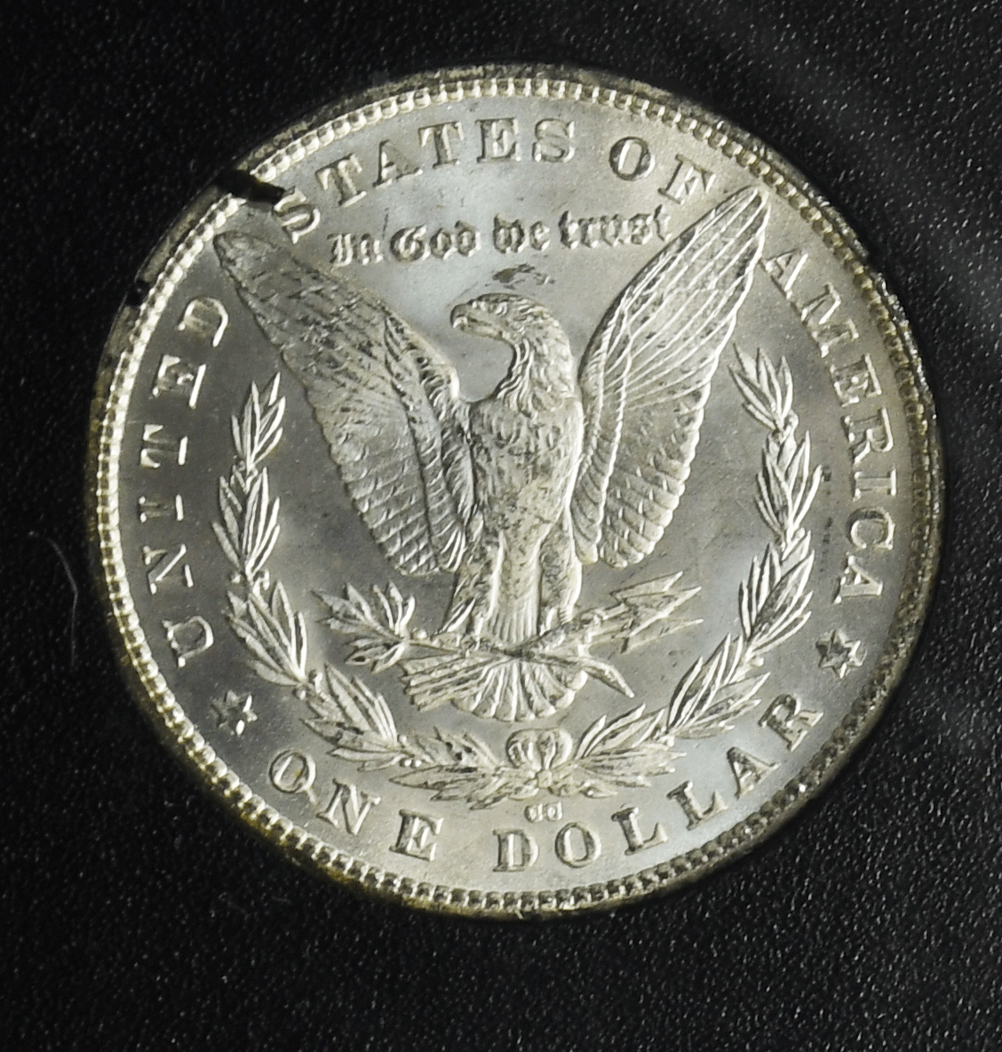 1880 CC $1 Morgan Silver One Dollar GSA MS66 NGC Carson CIty VAM 8 Rainbow