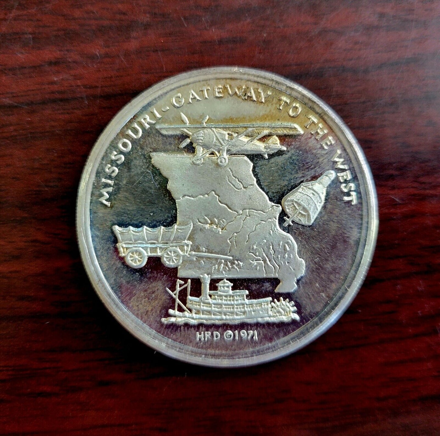 Token 1971 Missouri Sesquicentennial - Gateway To The West!