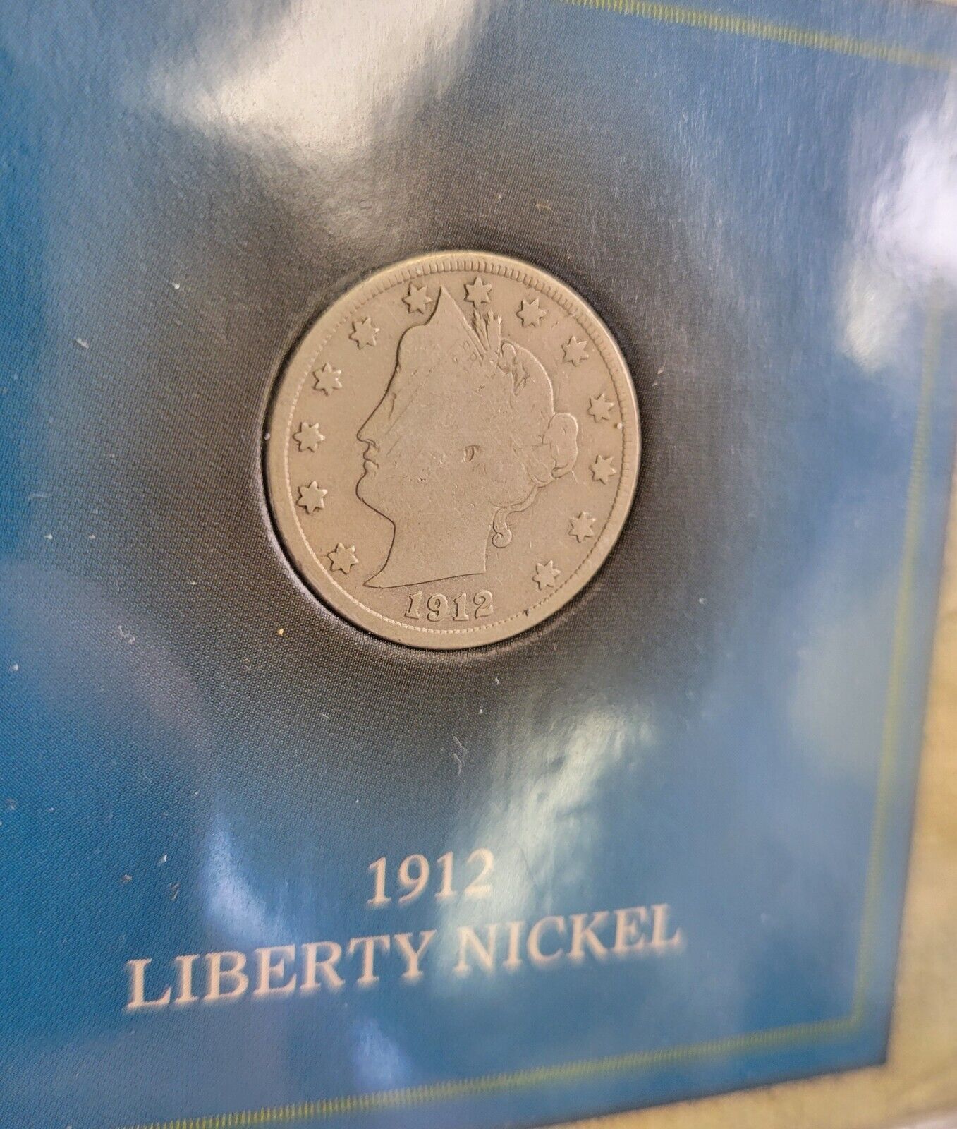 1912 American Liberty V Nickel , Year of the Titanic with COA