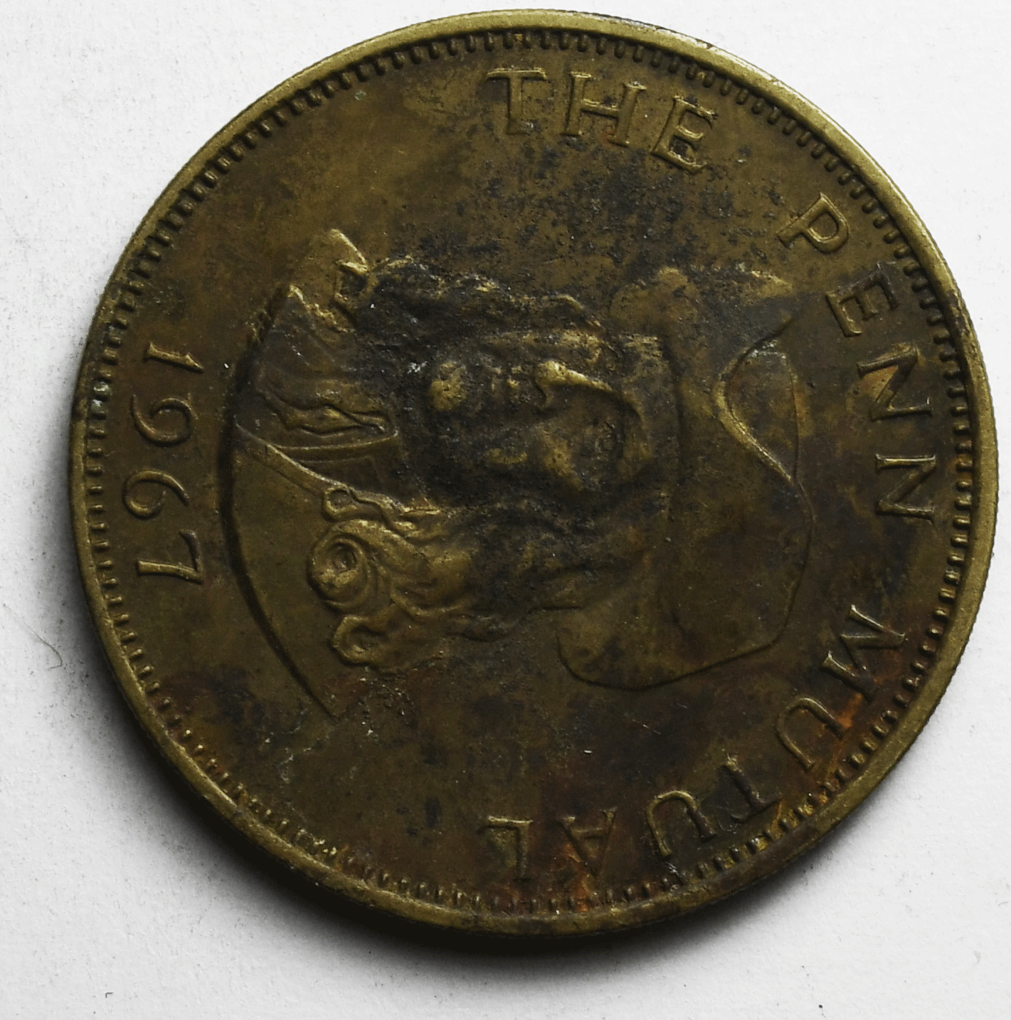 1967 The Penn Mutual Life Insurance Company Horsham, Pennsylvania Token