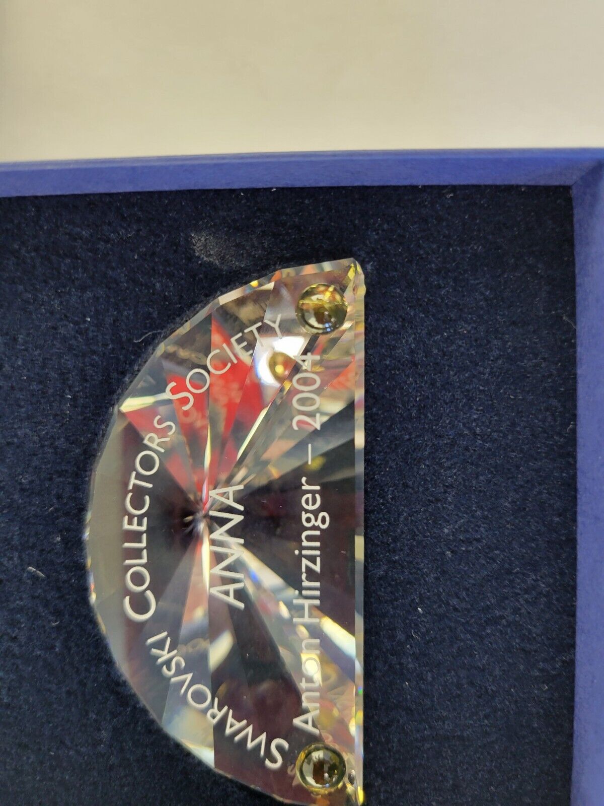 Swarovski Crystal 656142 Anna Magic Of Dance Title Plaque In Box