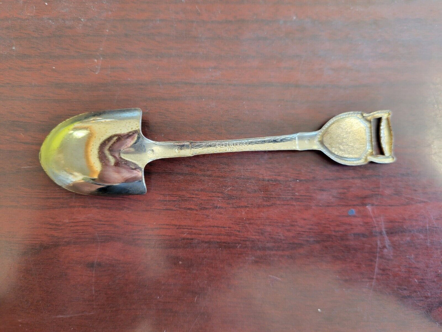 Souvenir Spoon Los Angeles California Enameled Shield Shovel